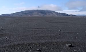 Berg in Wolken